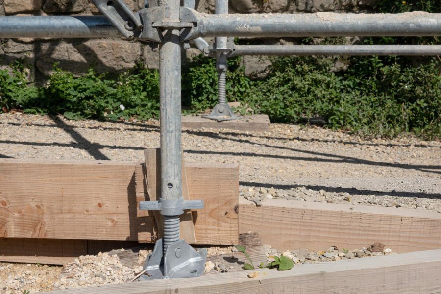 Steel Push Pier Installation in St Cloud, FL